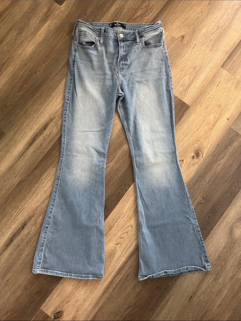 Hollister Light Blue Women's Flare Jeans